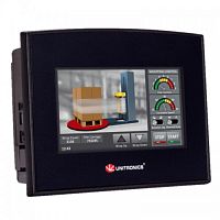 Контроллер SM43-J-T20 ПЛК SAMBA: 4,3" 24VDC, 10DI, 2DI/AI, 8DO Unitronics